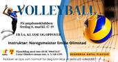 Volleyballkurs på klubben 8/5