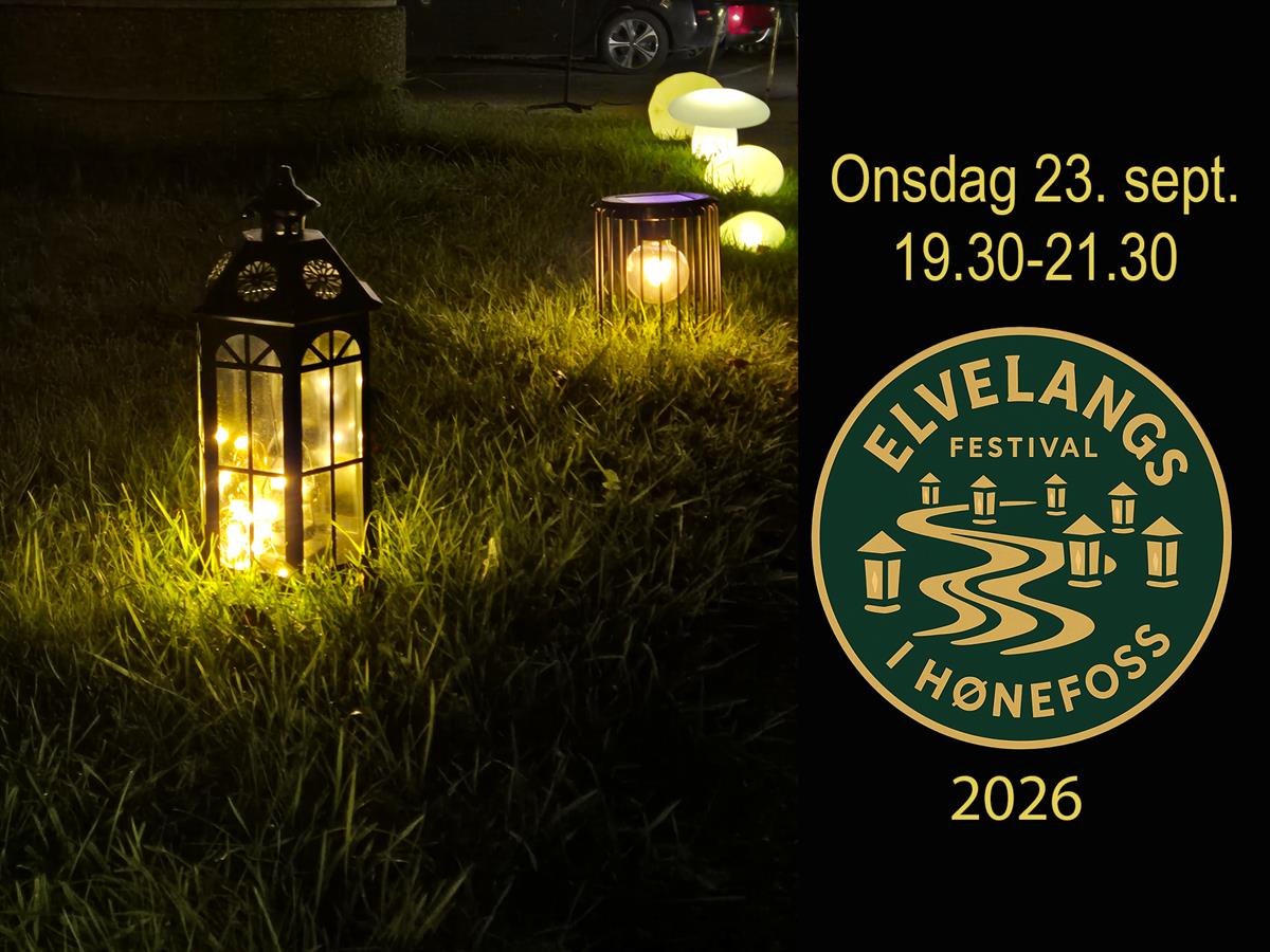 Elvelangs Hønefoss 2026 - Lysfest