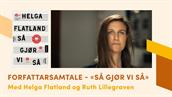 Forfattarsamtale - "Så gjør vi så"