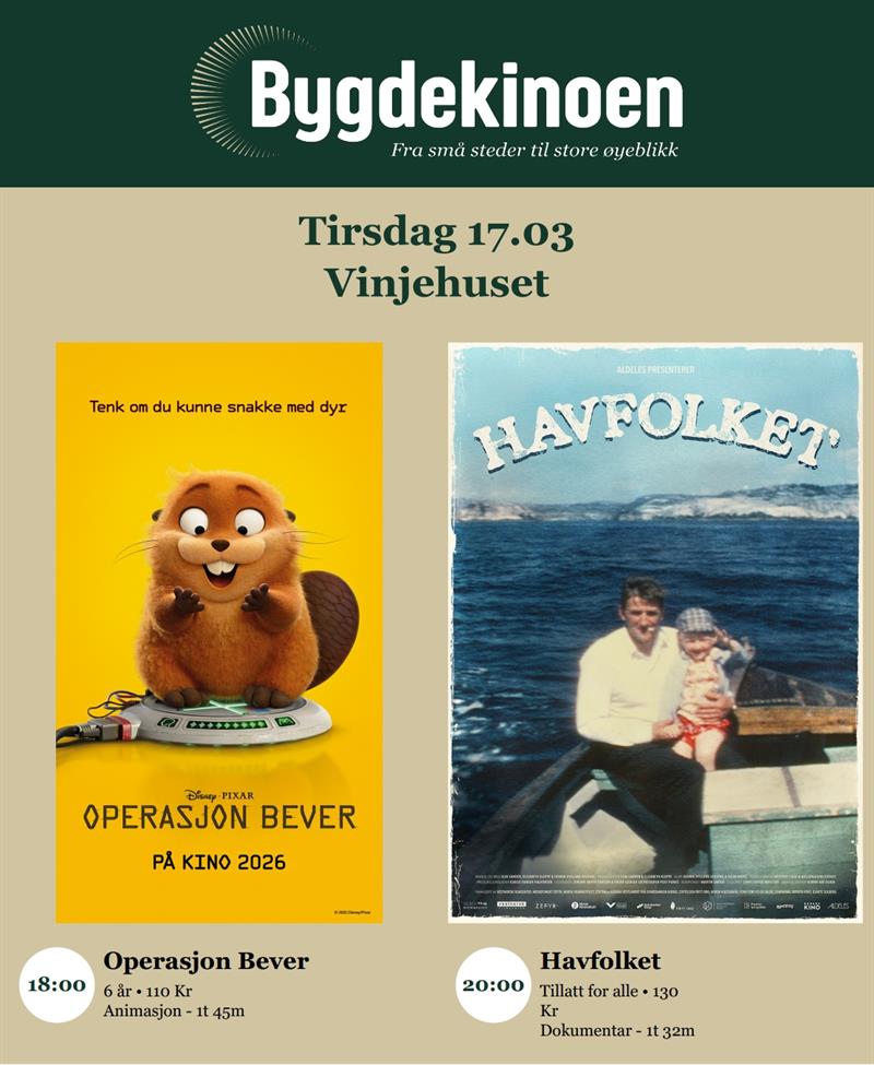 Bygdekino: Operasjon Bever/Havfolket - Vest-Telemark.no