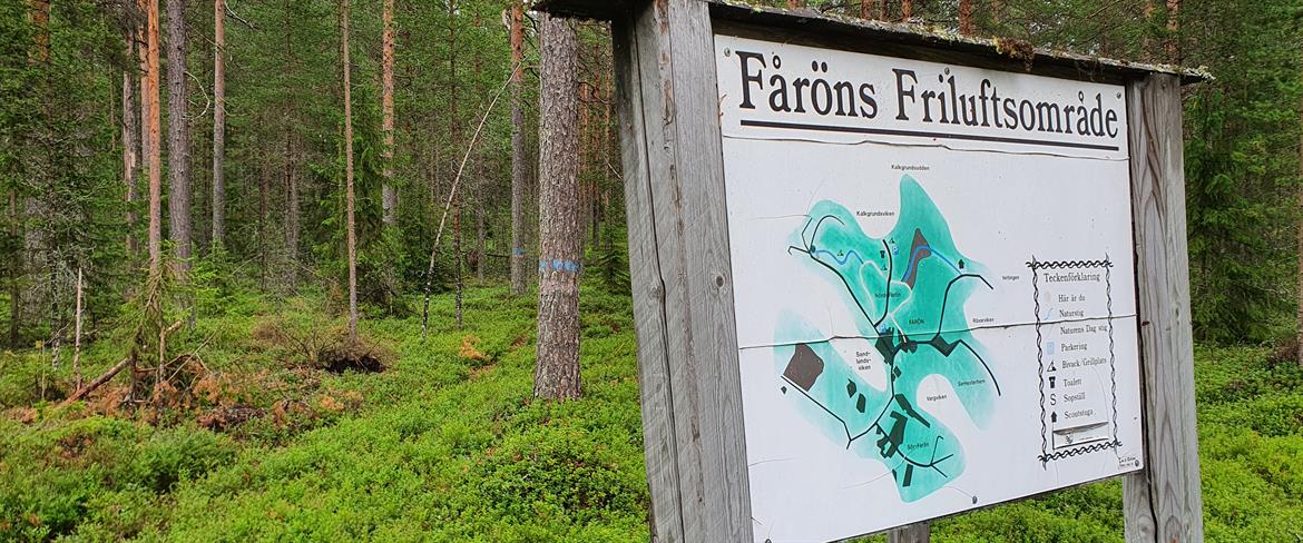 Fåröns Friluftsområde Sign