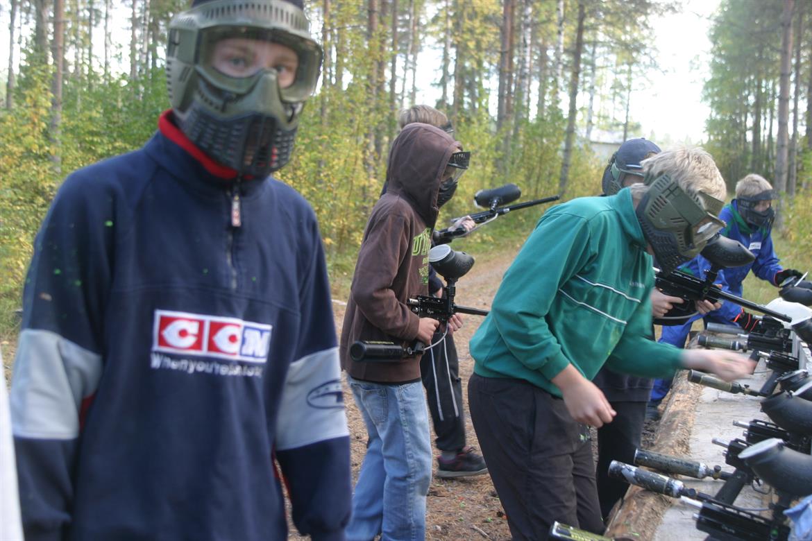 Paintball på rad