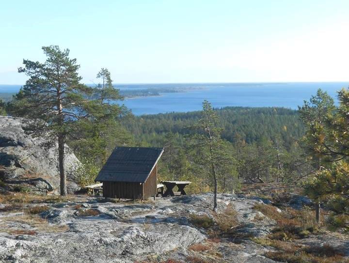 Utsikt från Högberget, Jävre.