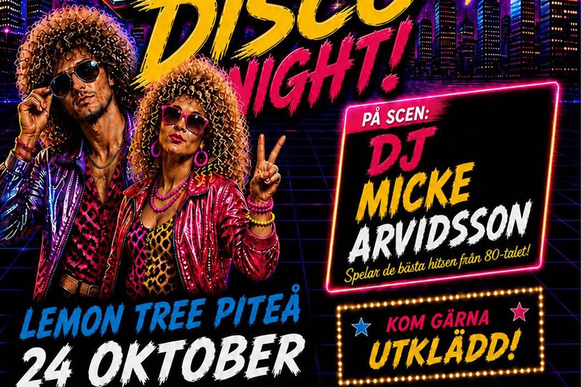 80´s disco night!