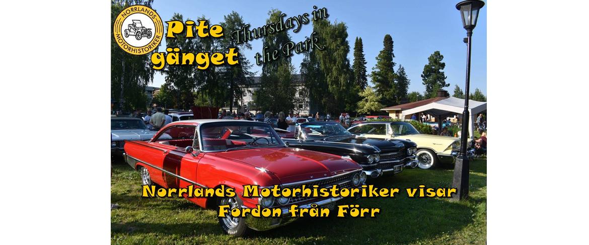 Affischbild motorkväll i Badhusparken