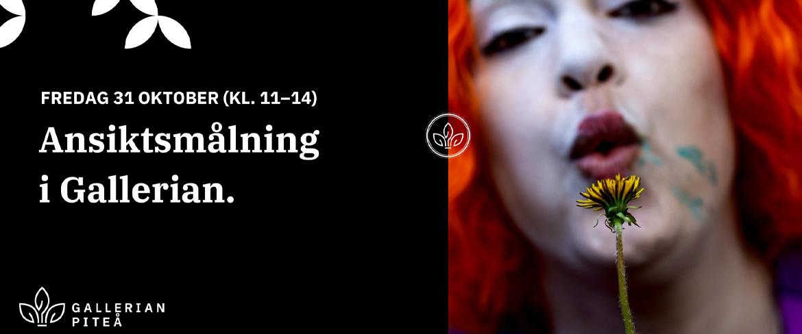 Ansiktsmålning i Gallerian