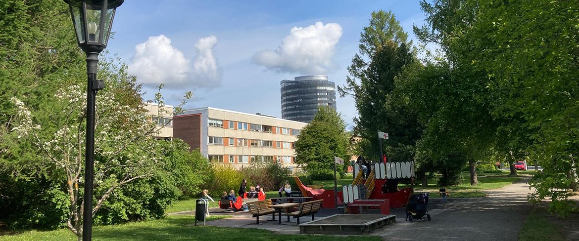 Lekpark i Badhusparken