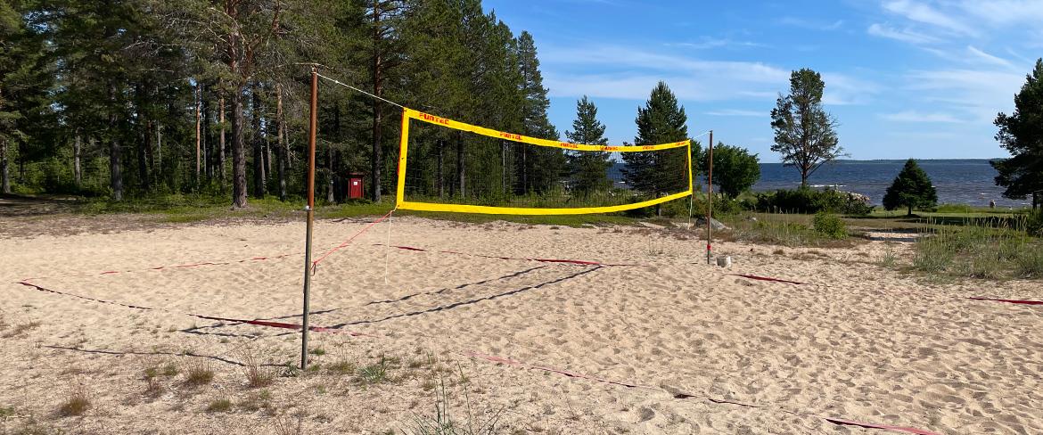 Beachvolleyboll plan Bunäsviken