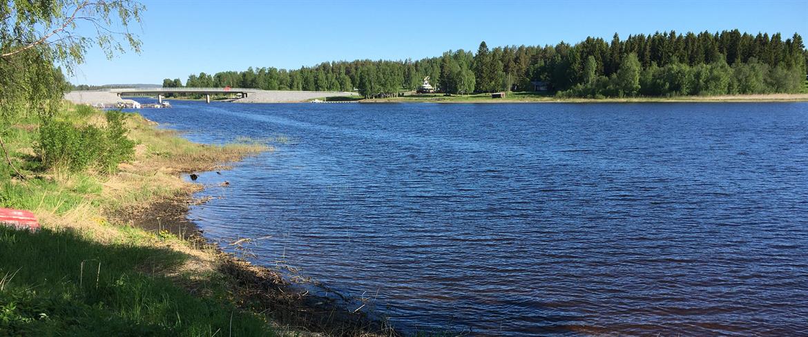 Fårösundet mot bron 