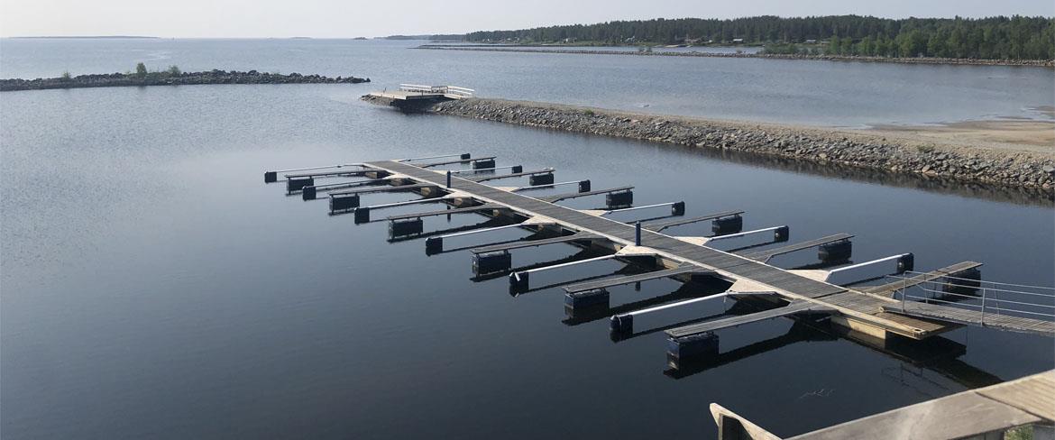 Hamnen på Pite Havsbad