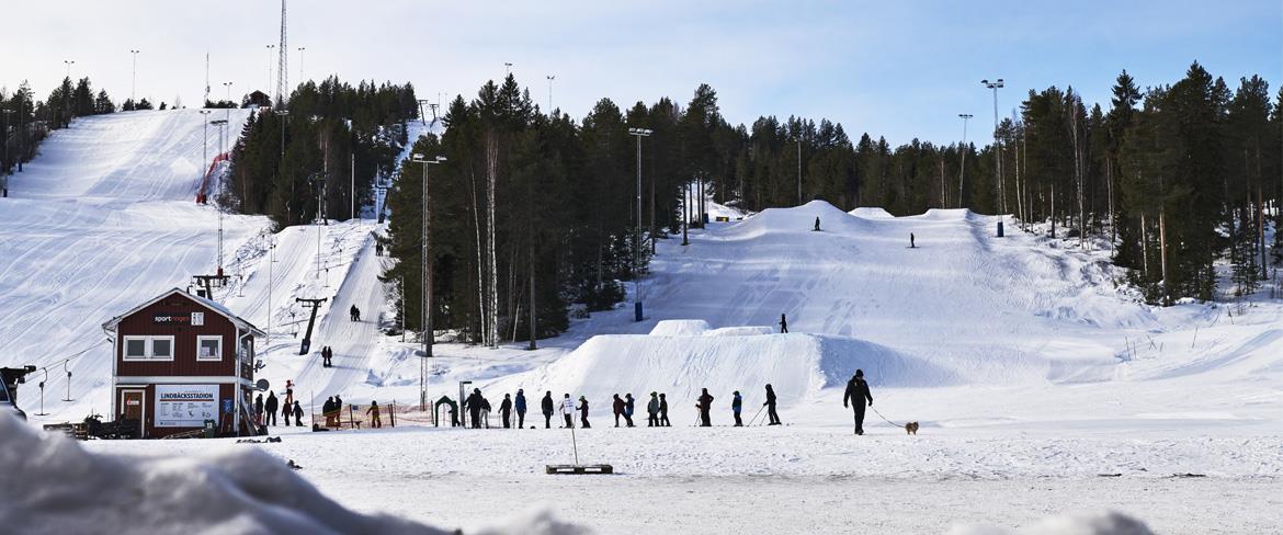 Lindbäcksstadions slalombackar och lift