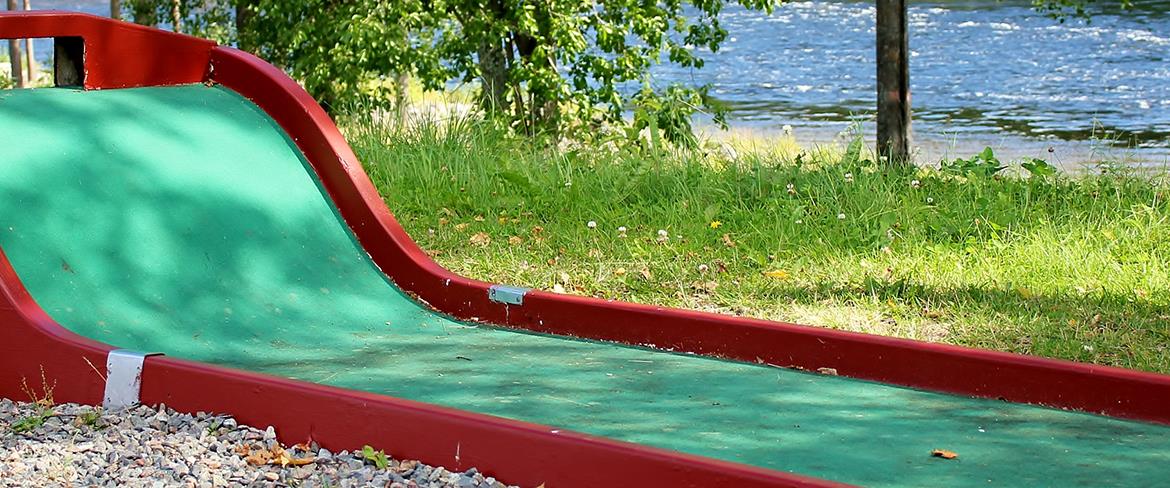 Minigolf vid Piteälv