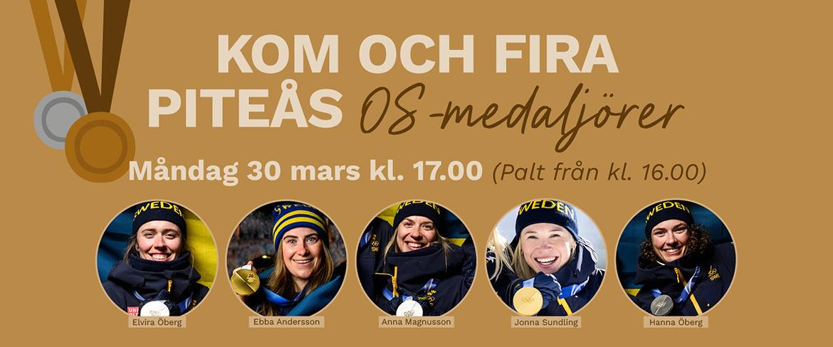 Fira Piteås OS-medaljörer!