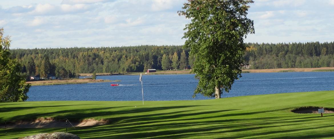 Utsikt från golfbanan