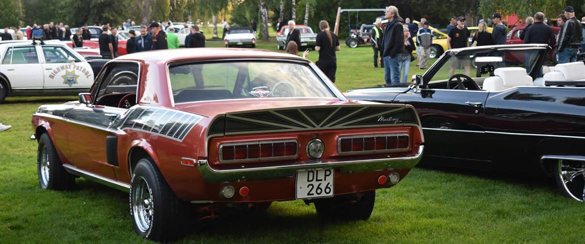Fordon från motorkvällar i parken