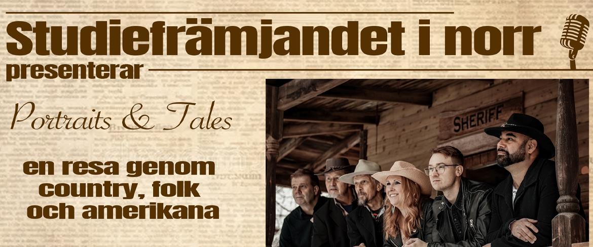 Kaleido Kulturcafé presenterar: Portraits & Tales- en resa genom country, folk och Amerikana