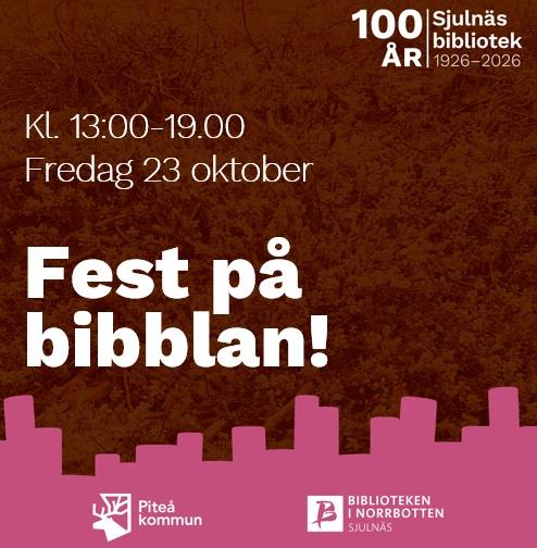 Brun och lilarosa bakgrund med vit text