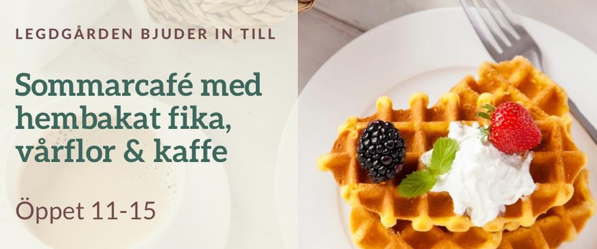 Sommarcafé på Legdgården