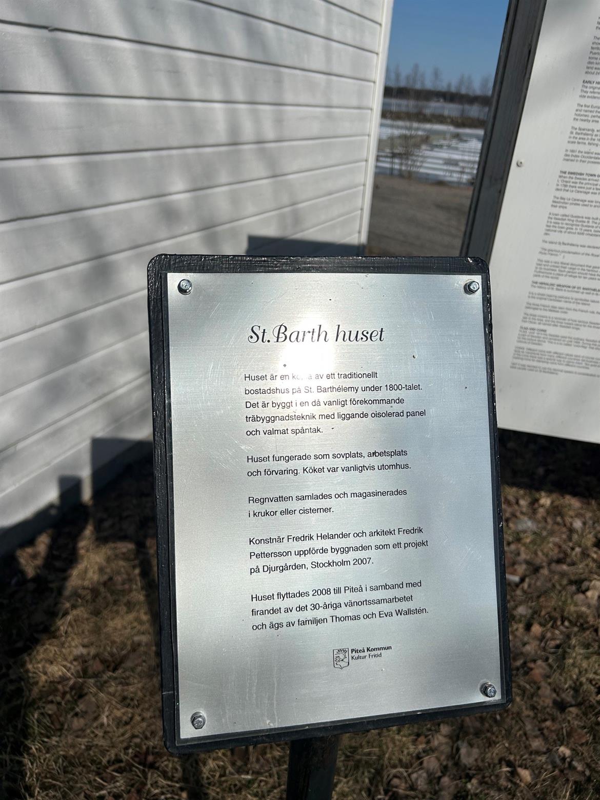 St Barth skylt