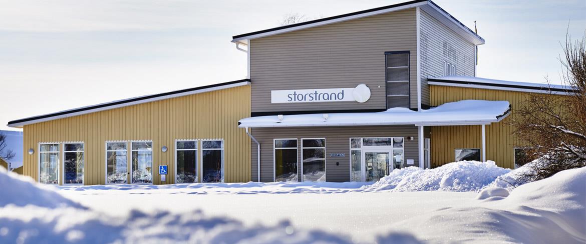 Storstrand i vinterskrud