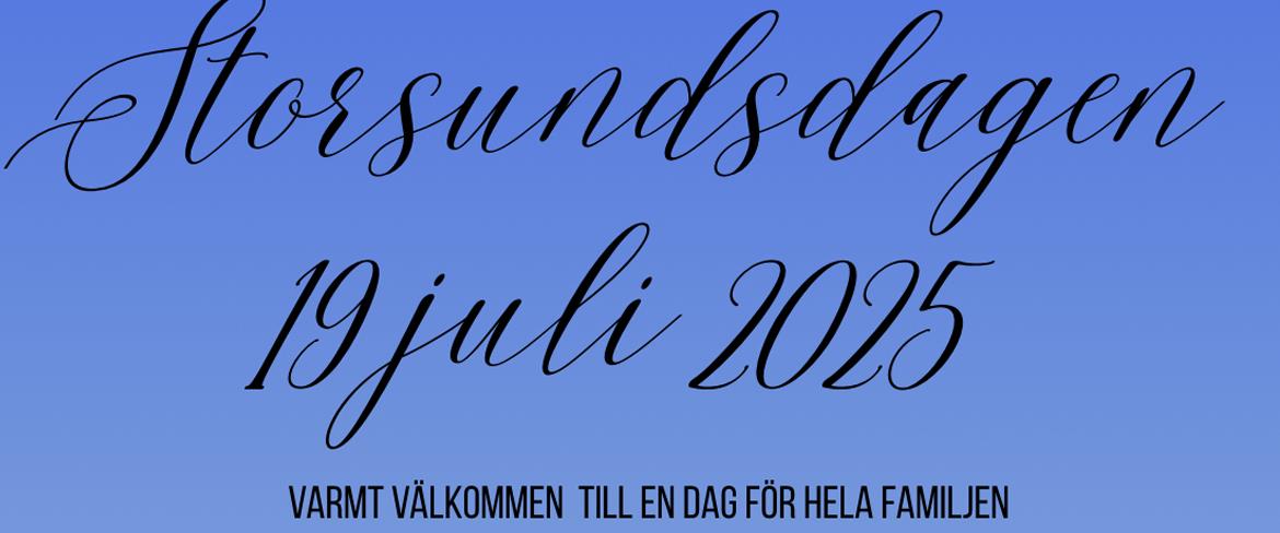 Storsundsdagen affisch