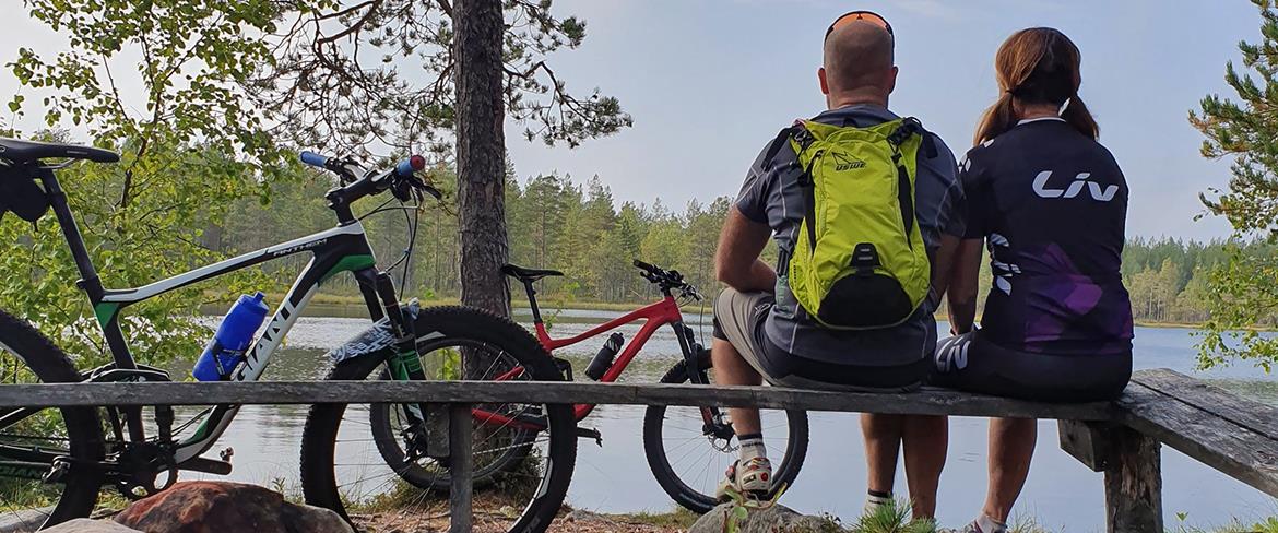 Ögletjärn - ett lämpligt stopp längs Tubens Långa