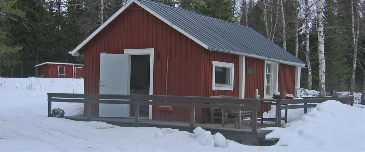 Stuga nr 1 vinter
