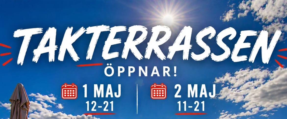 Takterrassen öppnar!