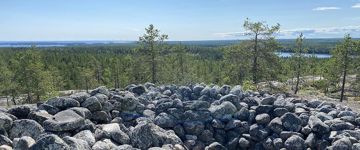 Utsikt från Arkeologstigen