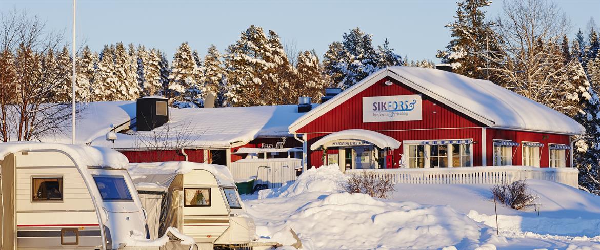 Wintertime at The Campingsite in Sikfors