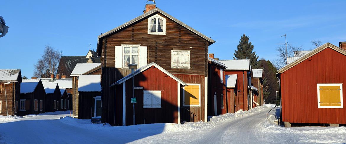 Öjeby kyrkstad vinter