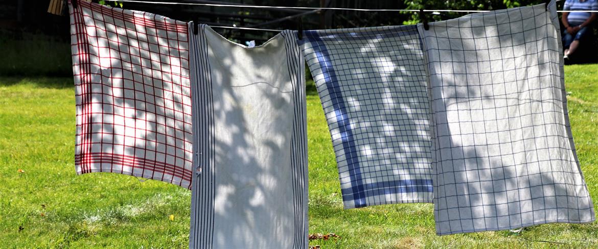 Sun drying textiles