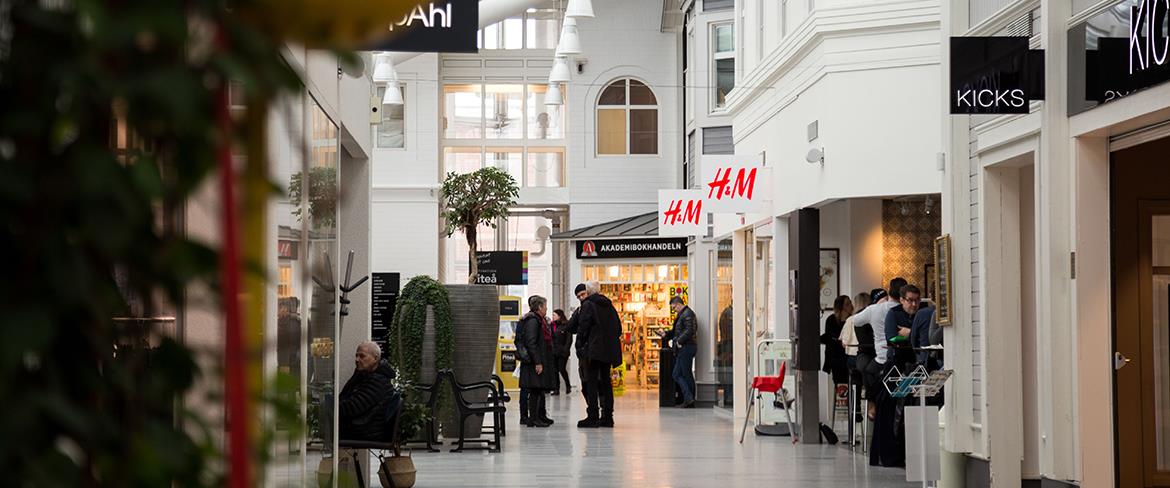 Shopping inne i Småstaden