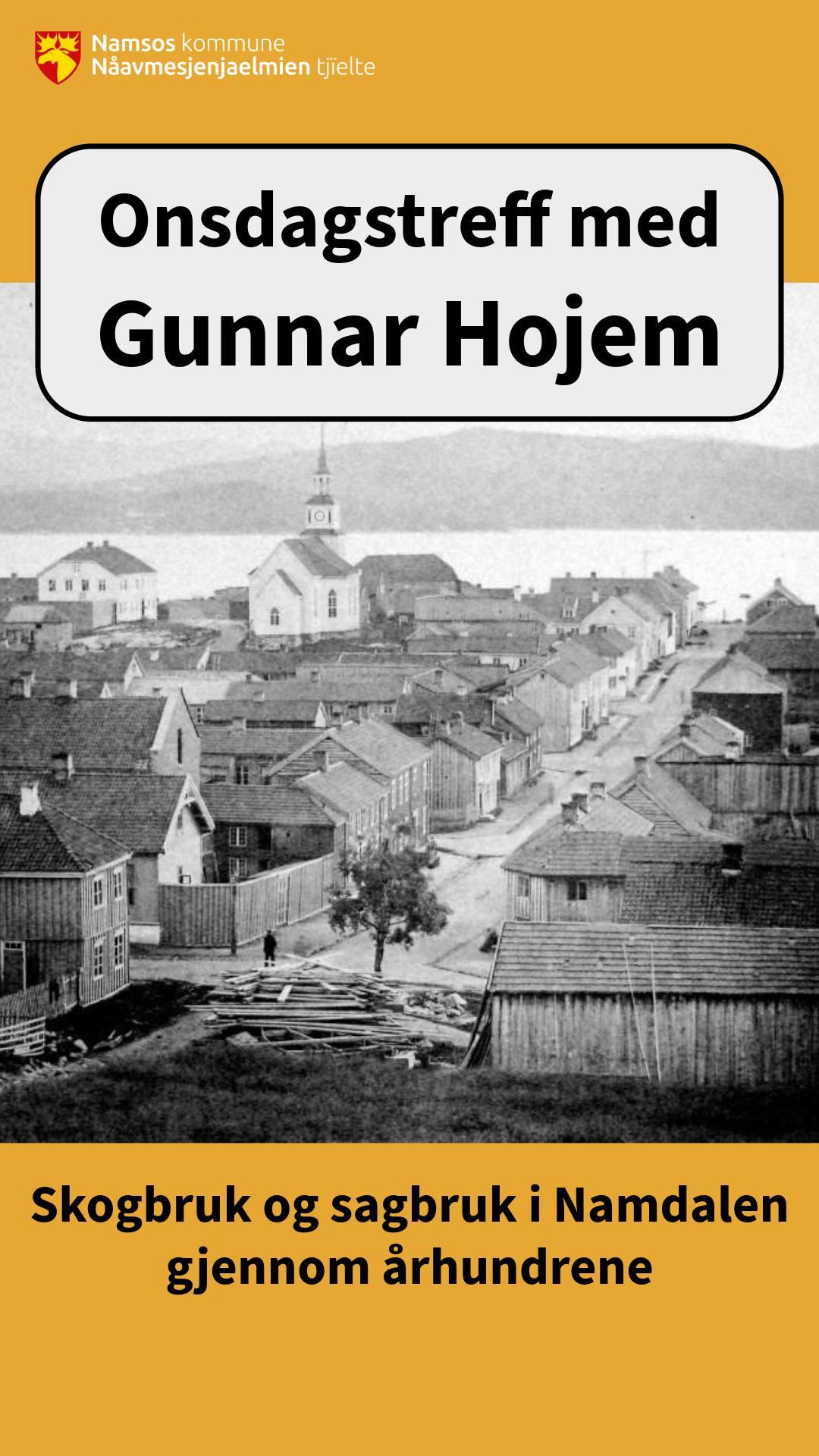 Onsdagstreff med Gunnar Hojem