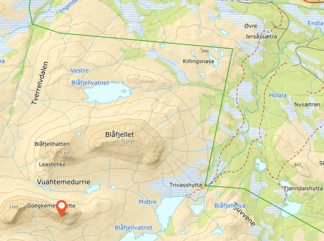 Vandring: 4-topperstur i Blåfjella-Skjækerfjella/Låarte-Skæhkere nasjonalpark