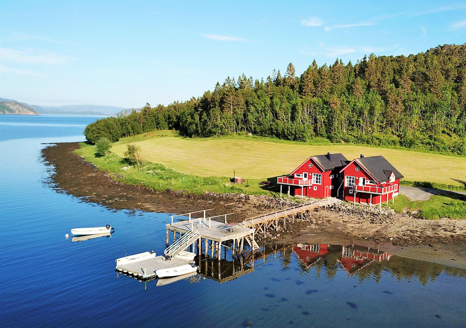 Opplev tradisjonelt kilenotfiske av villaks ved Ledang Rorbuer