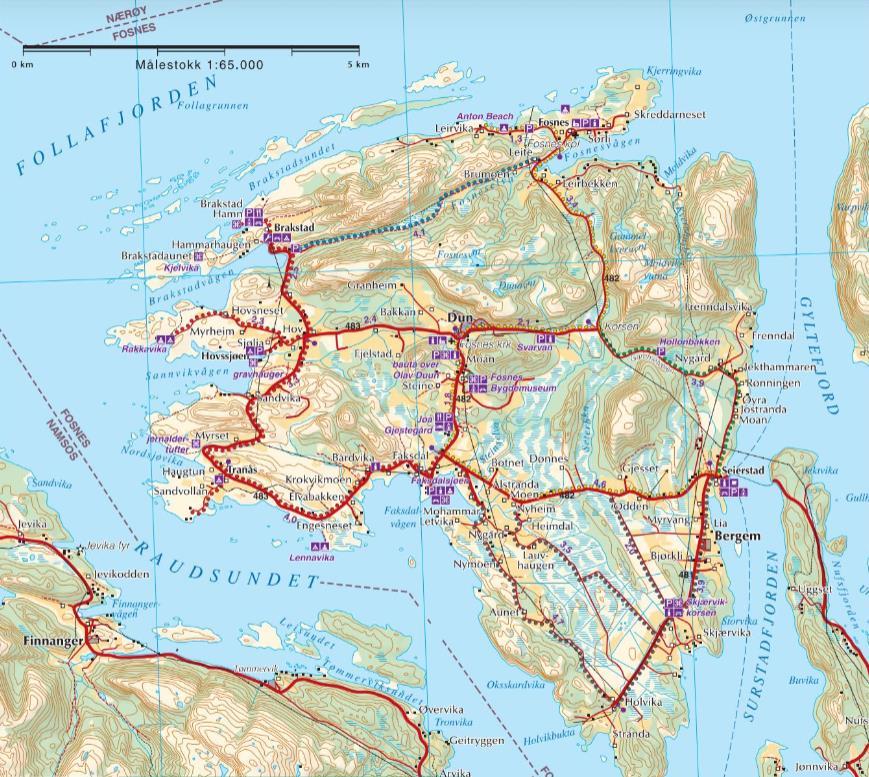 Turforslag: Sykkelruter på Jøa