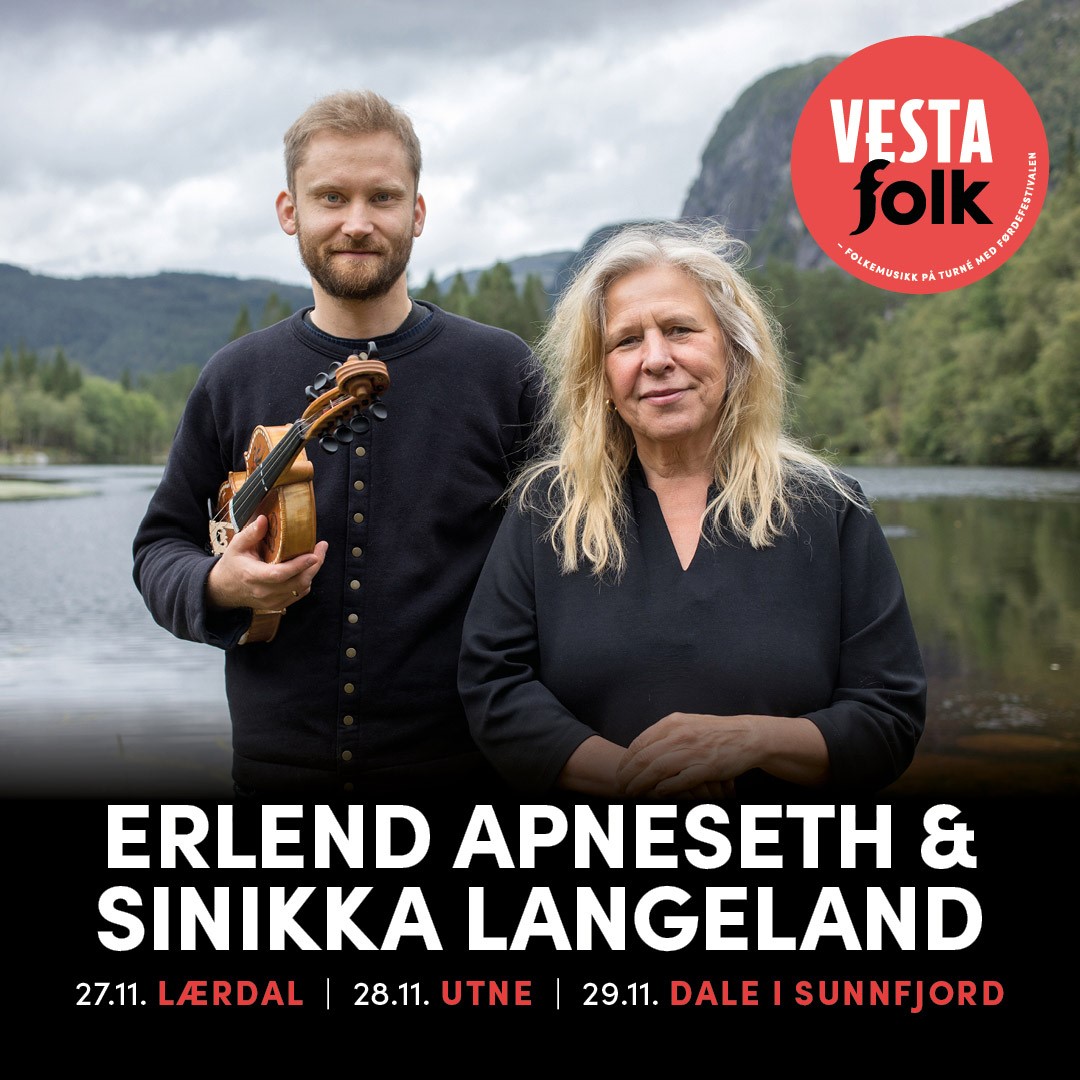 Konsert: Sinikka Langeland og Erlend Apneseth