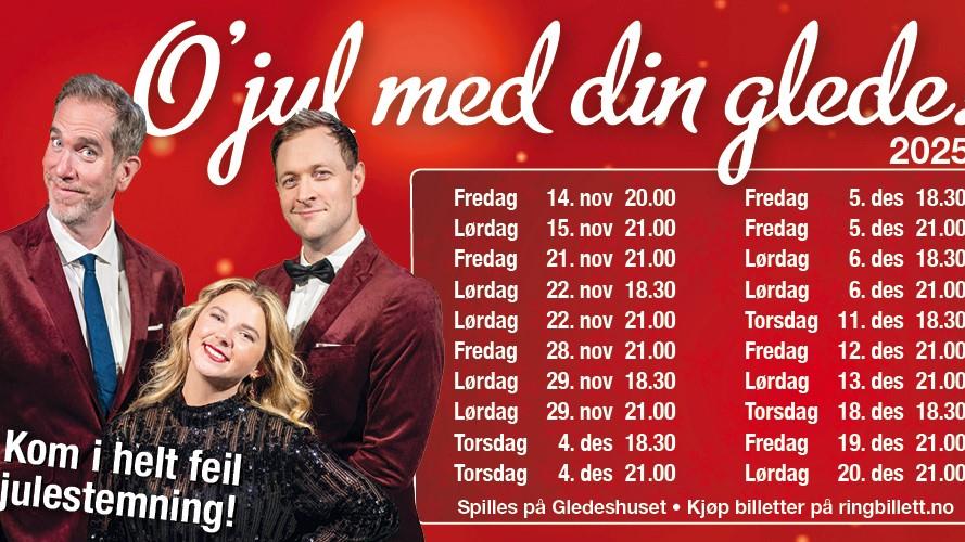 O'jul med din glede 2025