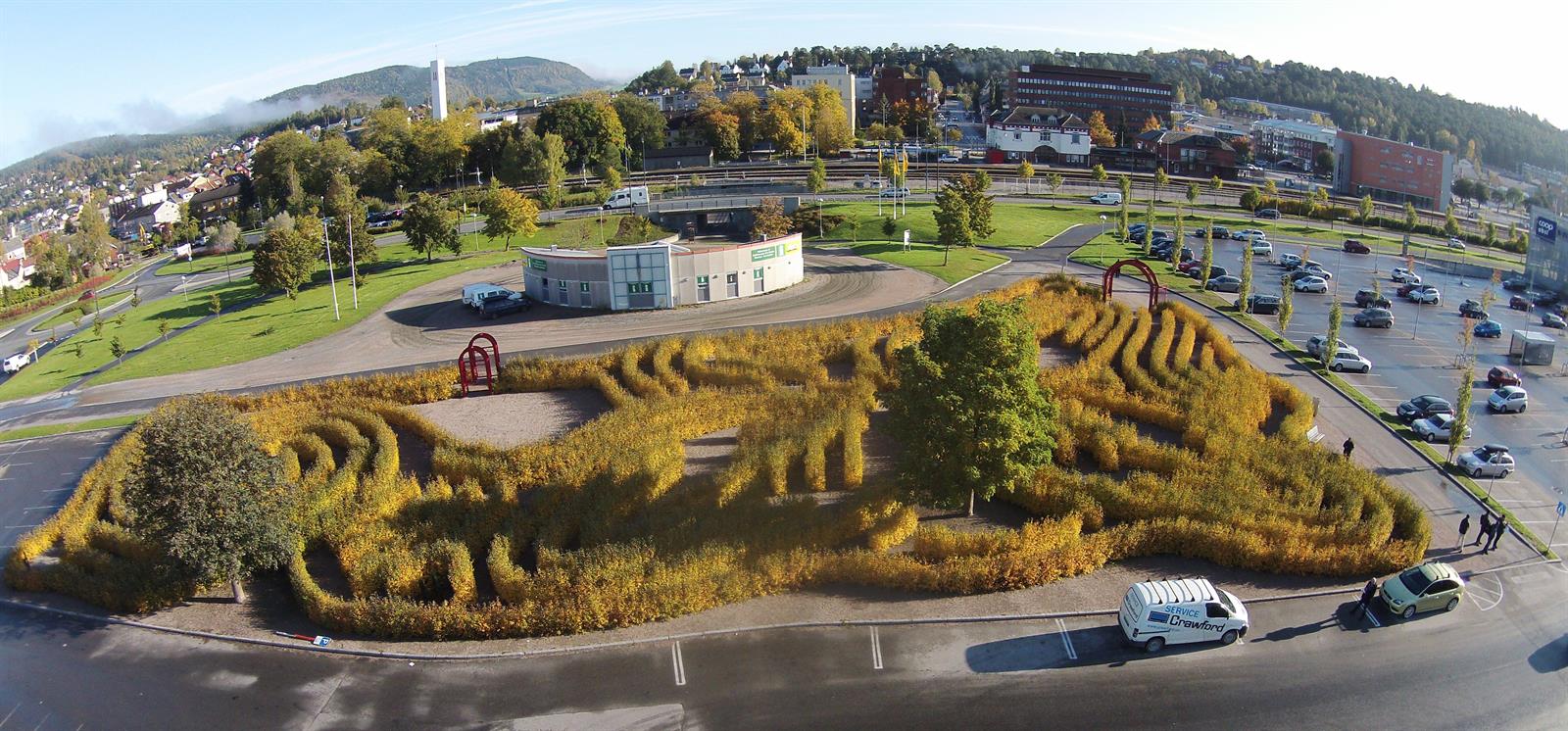Labyrinten Trifolium i Steinkjer