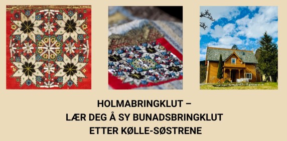 Holmabringklut – lær deg å sy bunadsbringklut etter Kølle-søstrene