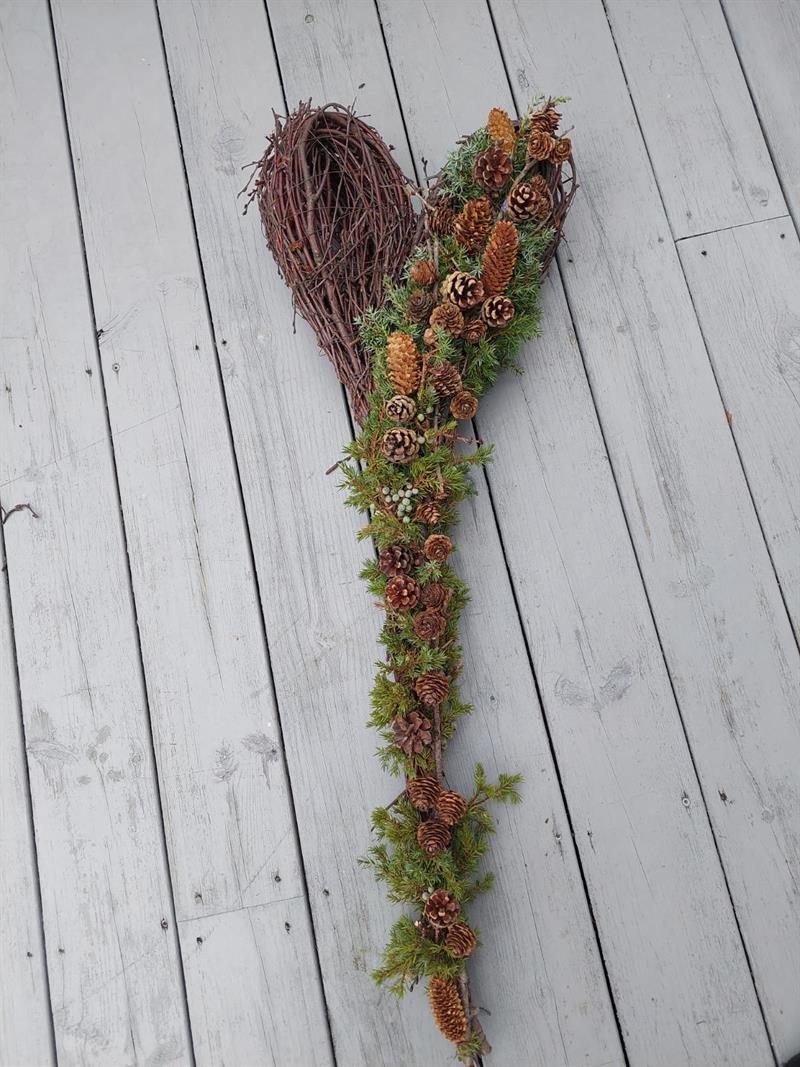 Learn how to make birch hearts