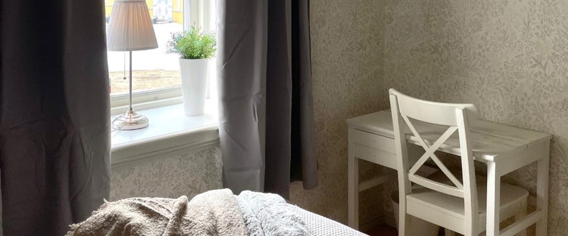 Utsikt från ett av rummen