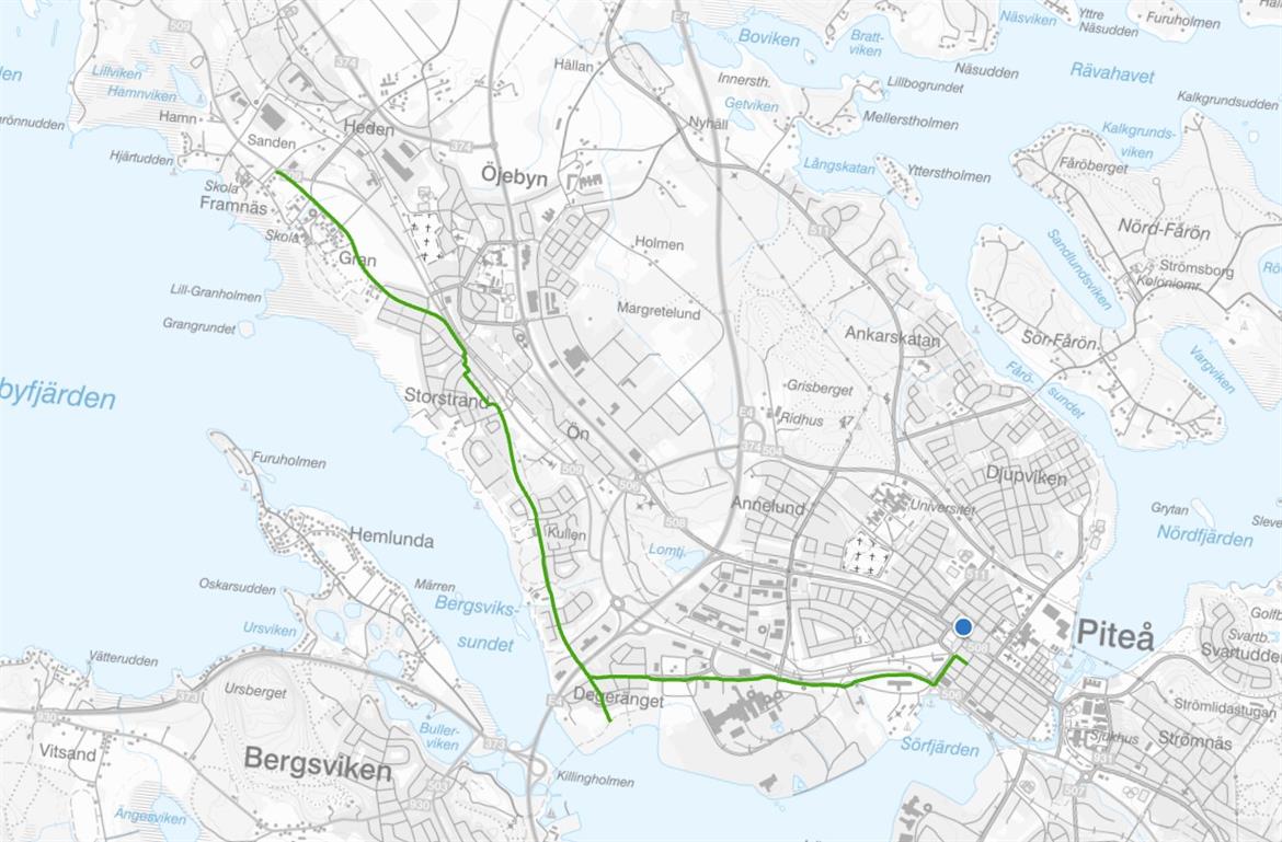 Cykelkarta cykelled