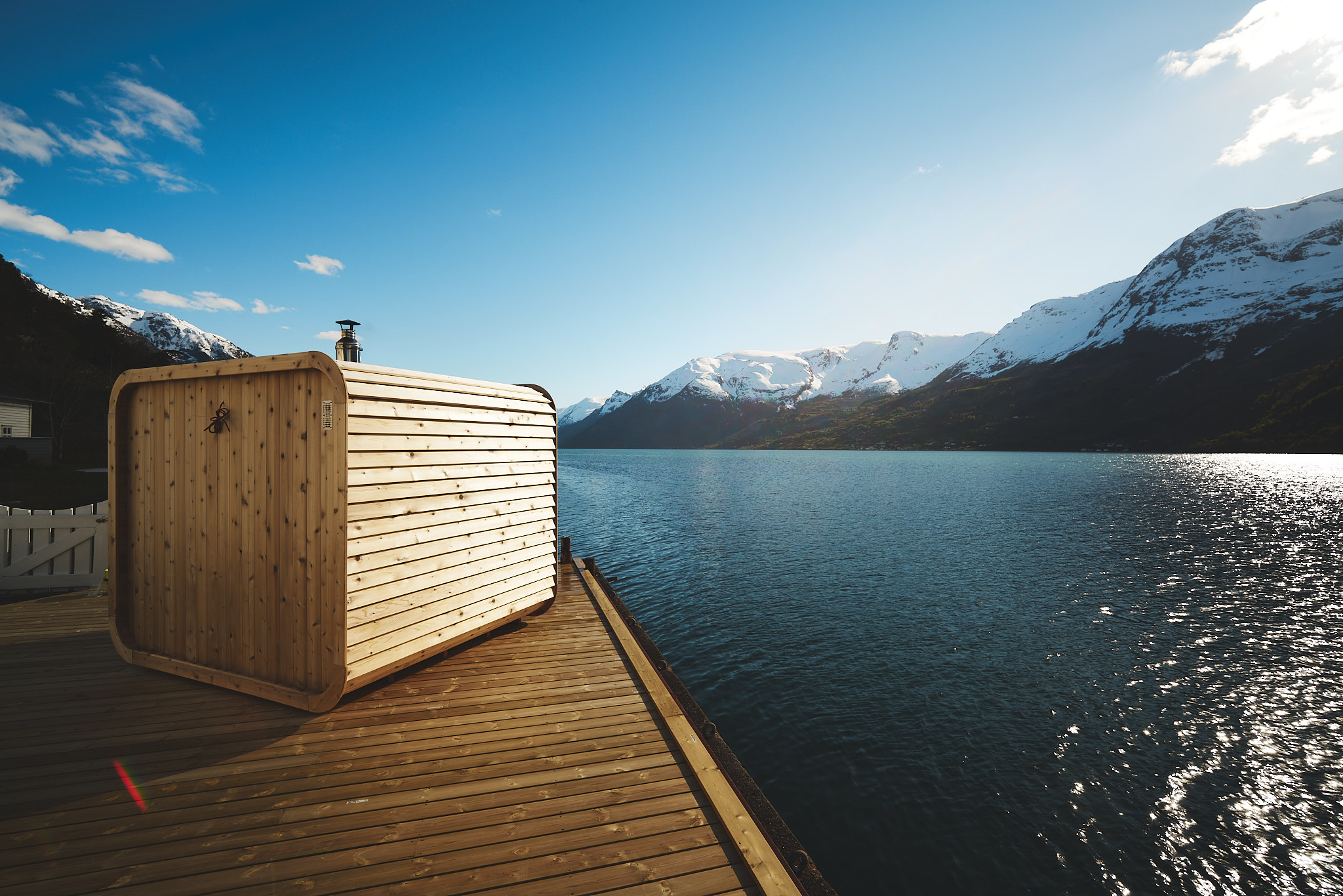 Heit Sørfjorden Sauna