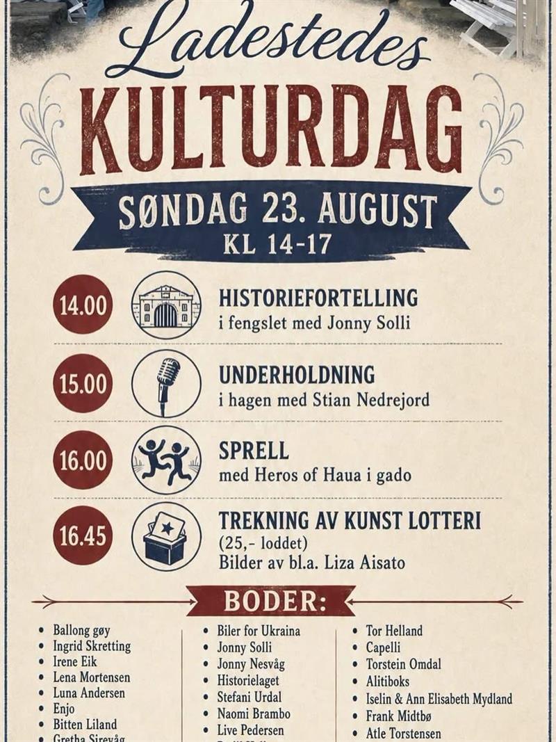 Ladestedets Kulturdag på Sogndalstrand kulturhotell