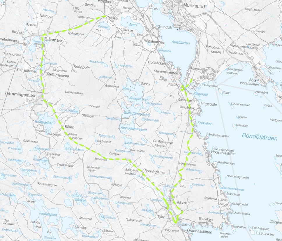 Jävre cykelled