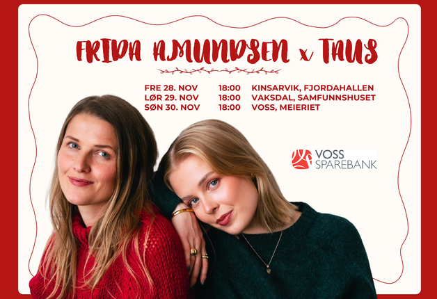 Julekonsert med TAUS og Frida Amundsen - Fjordahallen 28. November