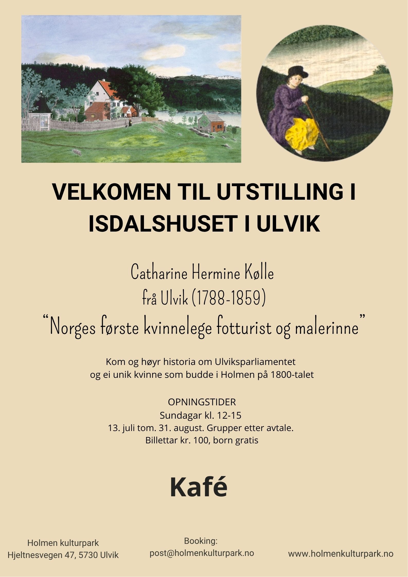 Utstilling Catharine Kølle i Holmen kulturpark