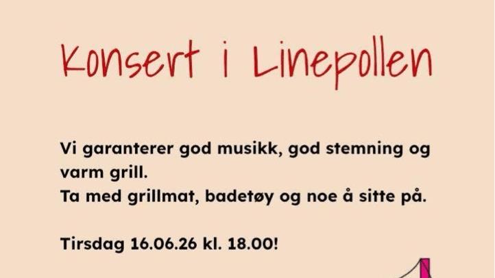 Konsert i Linepollen med Sokndal Musikkorps